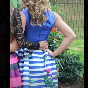 Royal Blue Audrey Hepburn prom dress!